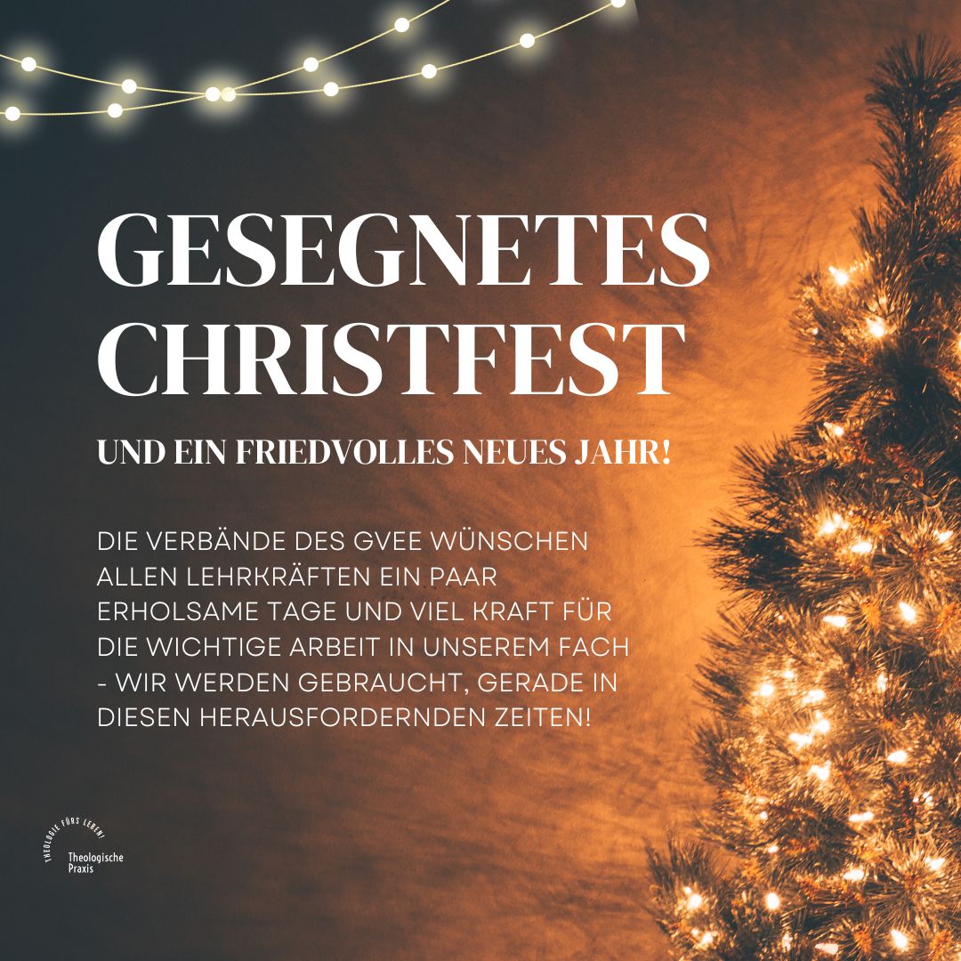 Gesegnetes Christfest und ein friedvolles neues Jahr